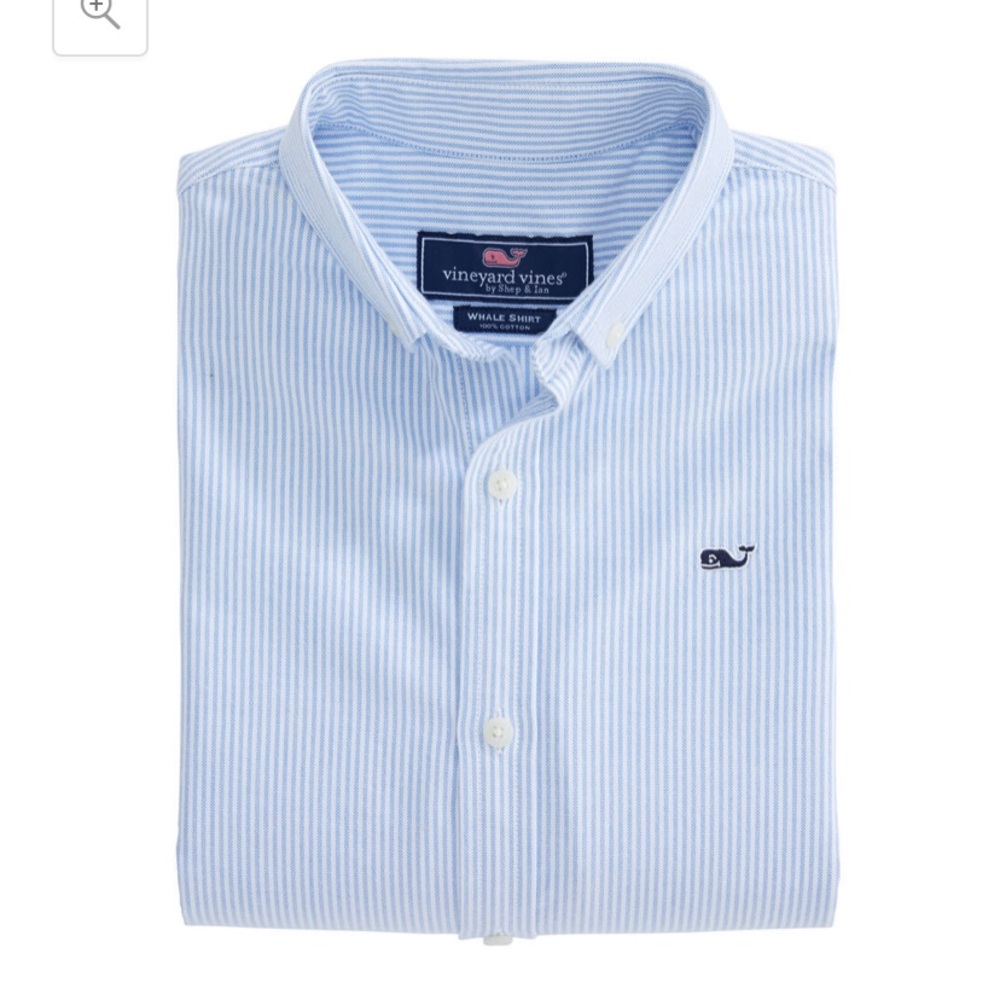 Kids fine line stripe whale shirt